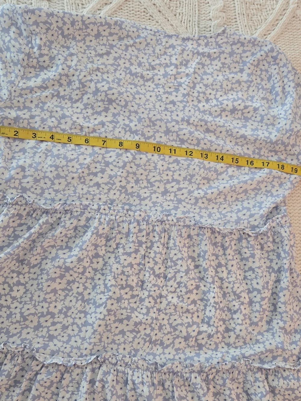 J CREW V-Neck Tiered Women's Dress M